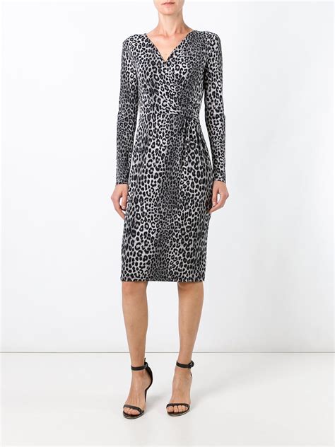 michael kors leopard dress long sleeve dresses|Michael Kors dresses outlet.